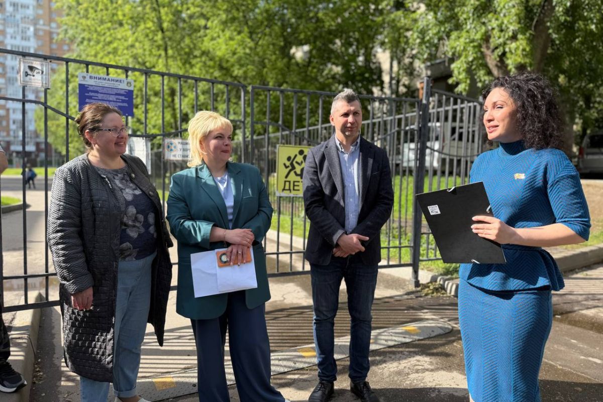 У школьников Метрогородка появился новый безопасный путь в школу №1246