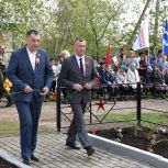 В Кигинском районе открыли обелиск в честь воинов ВОВ