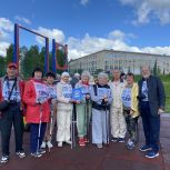 Ветераны Саткинского округа сдавали нормы ГТО и соревновались в скандинавской ходьбе