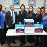 Волонтеры партии «Единая Россия» вместе с сотрудниками  ОАО «РЖД» передали гуманитарный груз в зону проведения СВО