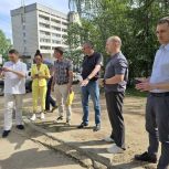 Партийцы совместно с общественниками контролируют восстановление дорожных покрытий