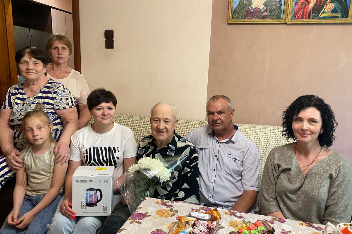 В Сасовском округе 90-летний юбилей отметил ветеран Великой Отечественной войны Эдуард Суханов