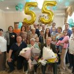Супругов Сусловых поздравили с 55-летним юбилеем совместной жизни в Балахне