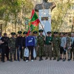 Молодогвардейцы поздравили ветеранов пограничных войск