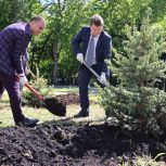 Посадка аллеи к столетию предприятия ПАО «ОДК-УМПО»: вклад в будущее машиностроителей