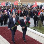 Главы Астраханской области и Республики Калмыкия почтили память воинов 28-й Армии в преддверии Дня Победы