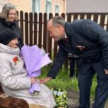 Владимир Лидерман поздравил с Днем Победы ветеранов Цивильского округа