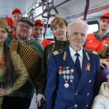 При поддержке «Единой России» в подмосковной Балашихе прошла акция «Электропоезд Победы»