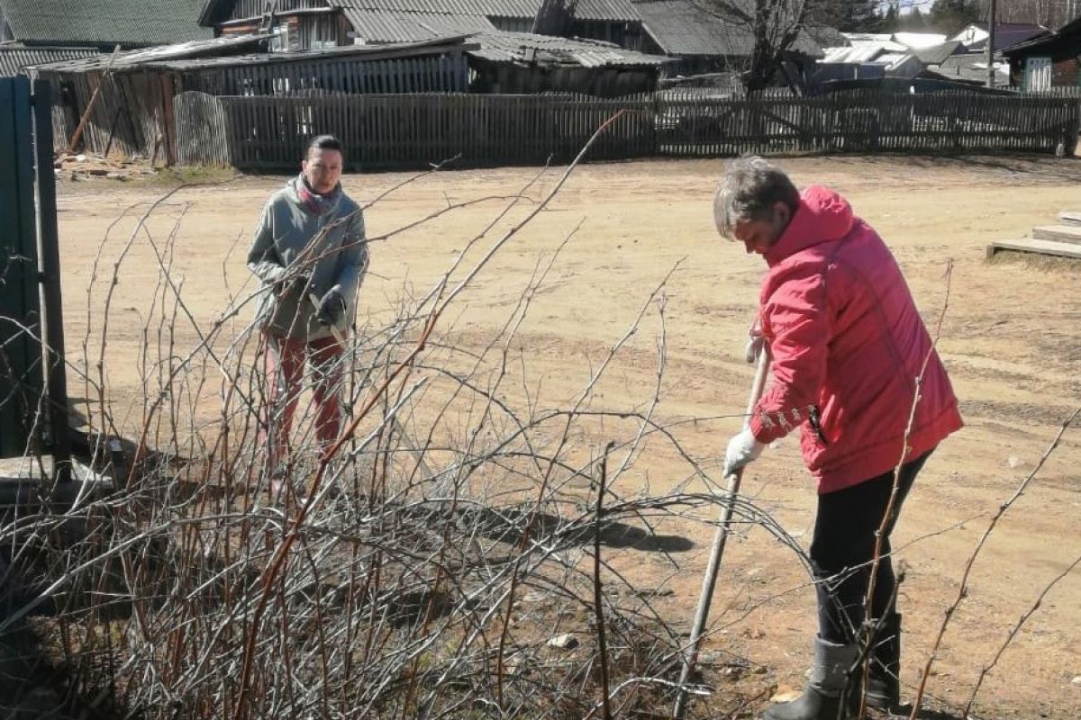 В Шенкурском округе продолжаются мероприятия общественности по наведению чистоты и порядка