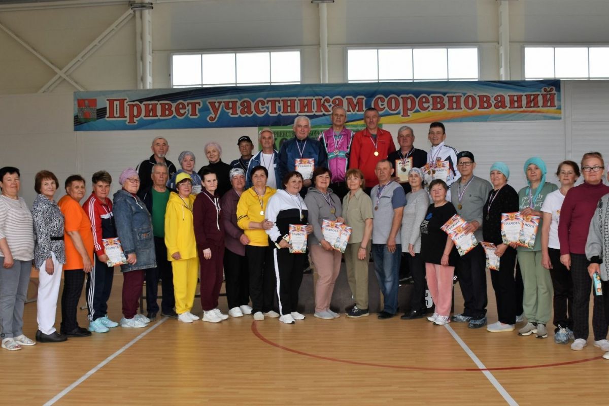 В Черемшане провели спартакиаду пенсионеров