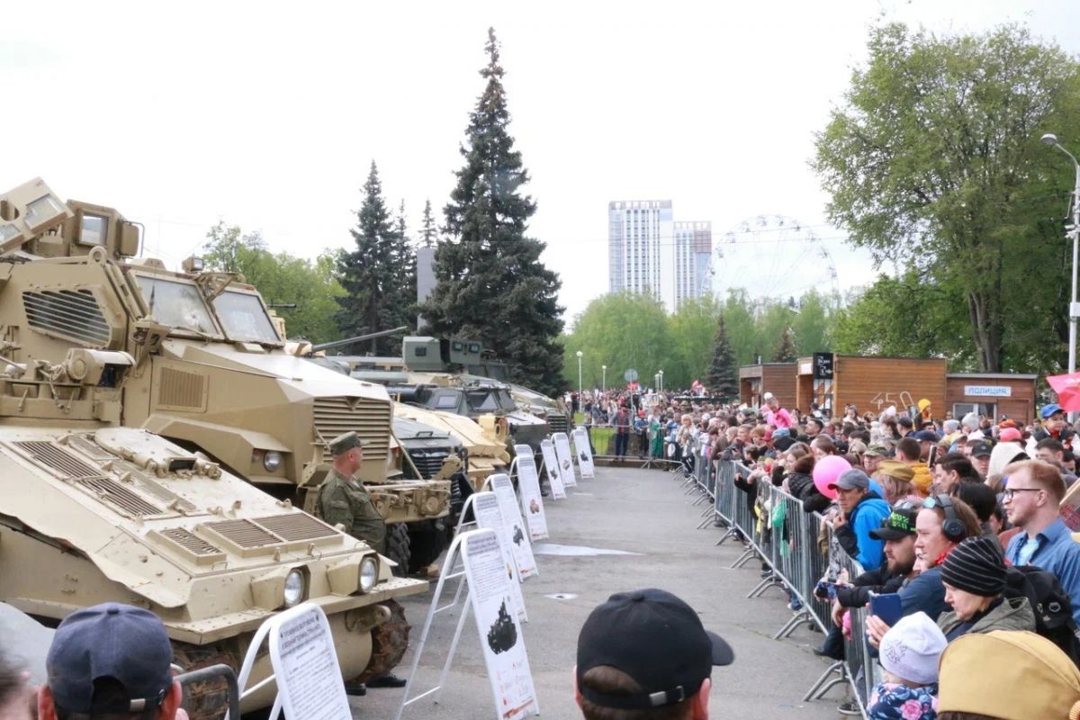 В День Победы в Уфе по инициативе «Единой России» к выставке трофейной техники НАТО присоединился «Музей истории СВО»