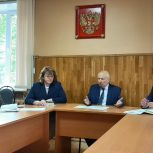 Виктор Бабурин посетил Думиничский район с рабочим визитом