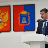 В Уварове состоялась встреча партактива с Евгением Первышовым и Сергеем Хаустовым