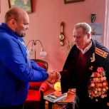 «Единая Россия» поздравила ветеранов Великой Отечественной войны с наступающим Днём Победы