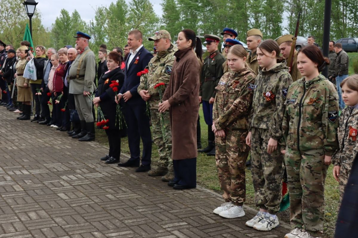 В Липецкой области перезахоронили останки солдат Красной Армии