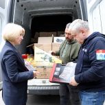 Мытищинские партийцы отправили очередной гуманитарный конвой на передовую