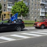 Единороссы Калининграда организовали автопробег