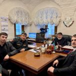 Сайгидпаша Умаханов поддержал бойцов Росгвардии перед отправкой в зону СВО