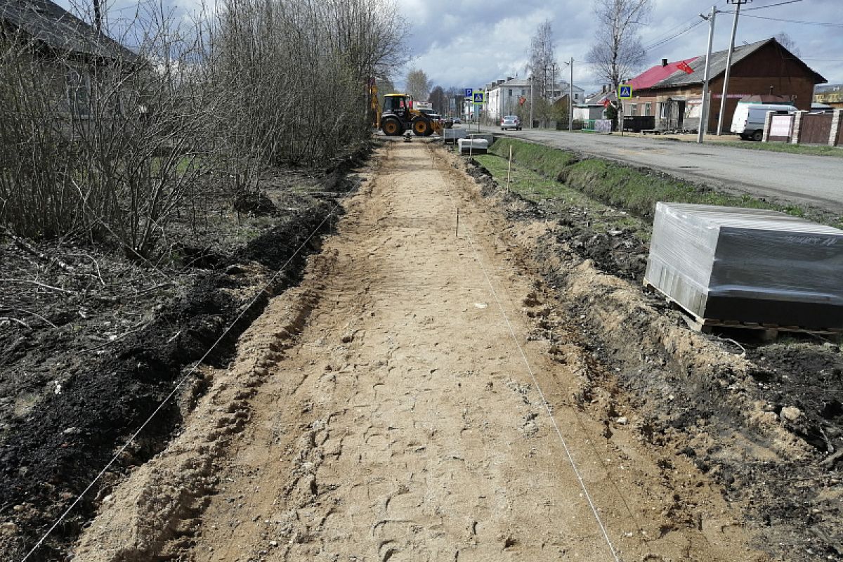 В Архангельской области обновляют общественные территории