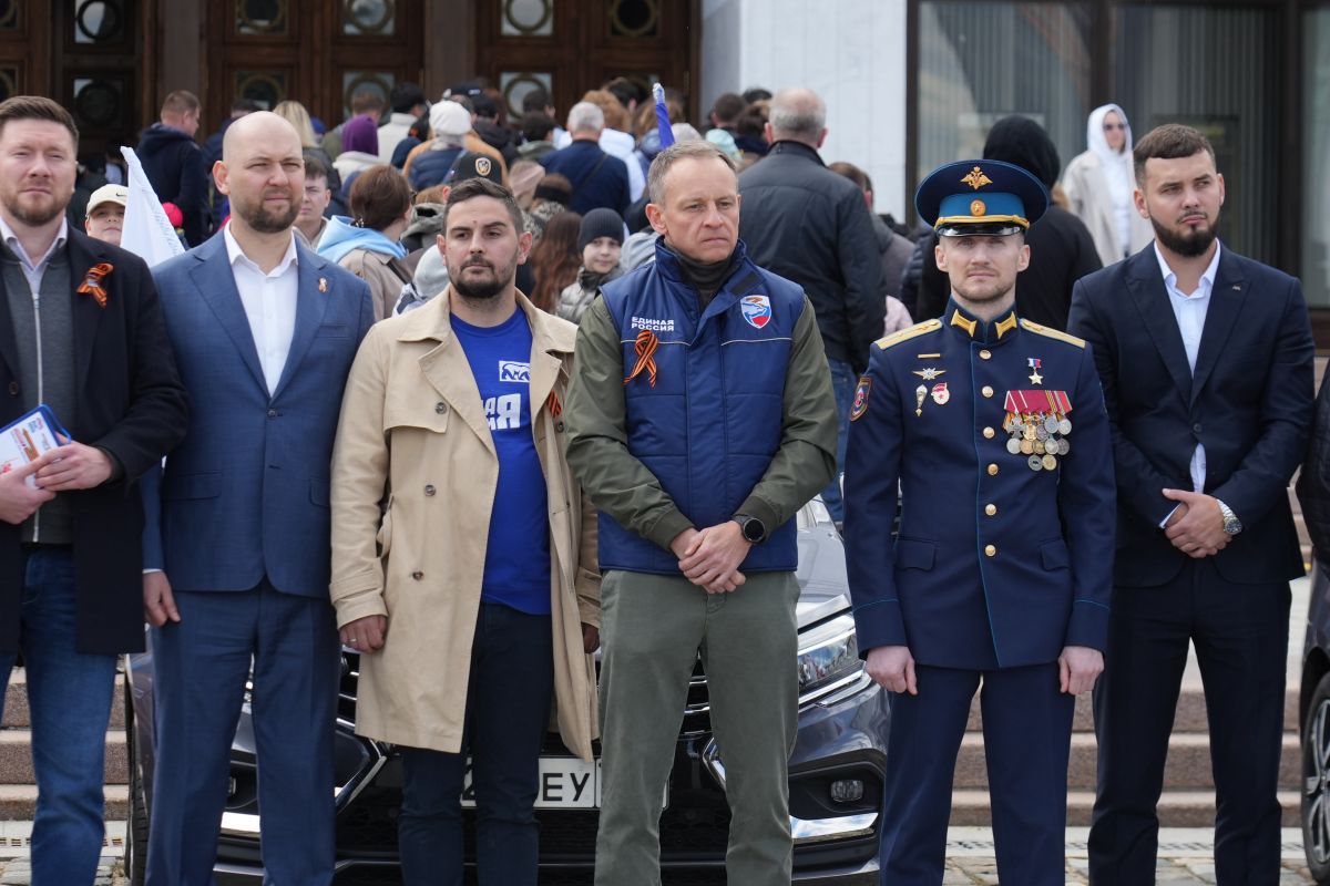 Патриотический автопробег «Единой России» «Гордимся Победой» завершился в Москве