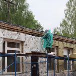 В детском саду деревни Ермолино приступили к ремонту крыши