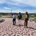 Партдесант проинспектировал строящиеся и завершённые объекты народной программы в Петровском округе