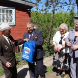 Ветеранов Большеглушицкого района поздравили с 80-летием Победы