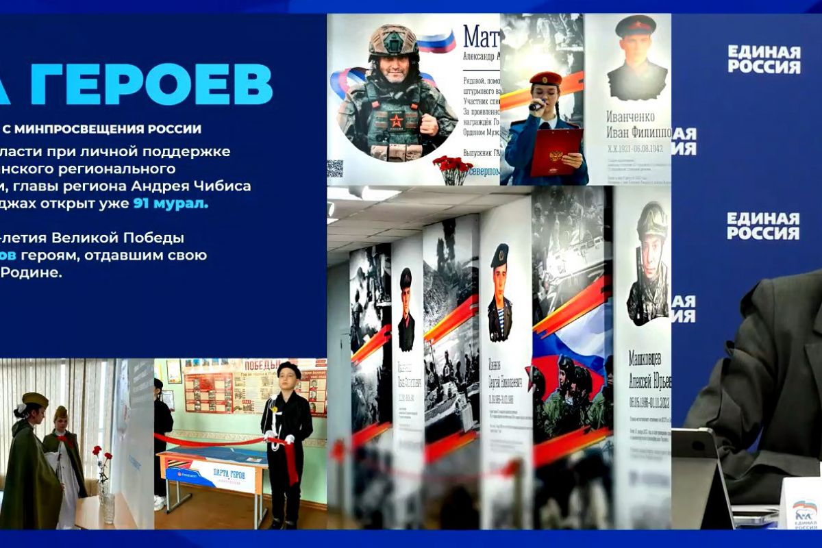 Мурманская область вошла в число лидеров по реализации федерального проекта «Лица Героев»