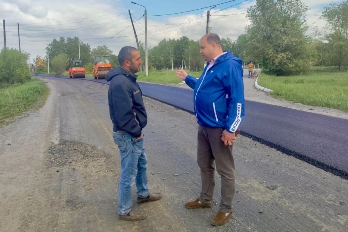 Капитальный ремонт дорог в Коркинском округе продолжается