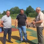 Андрей Литвинов побывал с рабочей поездкой в Спас-Деменском районе