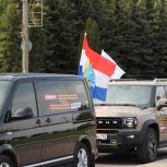 Патриотический автопробег «Единой России» «Гордимся Победой» побывал в Курской области