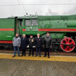 Аркадий Чернецкий принял участие в торжественной встрече «Эшелона Победы» на железнодорожном вокзале Екатеринбурга