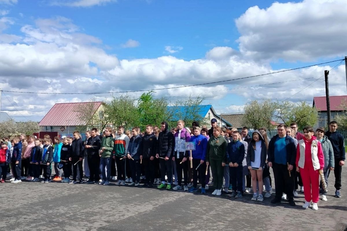 В Большом Игнатове состоялась традиционная легкоатлетическая эстафета, посвященная Дню Победы