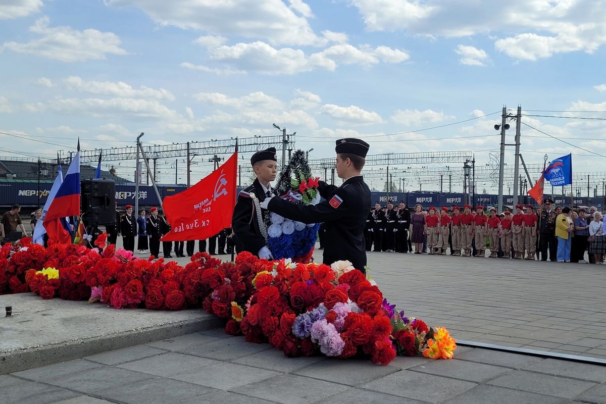 Символ Победы в Няндоме