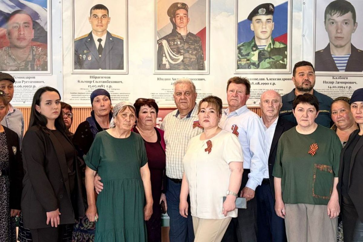 В селе Иргаклы увековечили память героев СВО