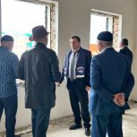 В Сунженском районе состоялся выезд партдесанта «Единой России» на объект капитального ремонта школы №2 в с.п. Троицкое