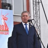 Александр Романенко встретил «Эшелон Победы» вместе с барнаульцами и гостями города