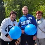 В Саранске   партийцы организовали «Площадку весеннего настроения»  в Парке культуры  и отдыха им. А.С. Пушкина