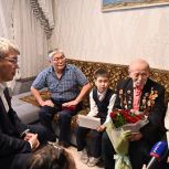 Секретарь регионального отделения Единой России Алексей Цыденов навестили наших дорогих ветеранов Великой Отечественной войны