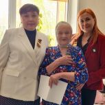 Партийцы «Единой России» Советского района поздравили тружениц тыла