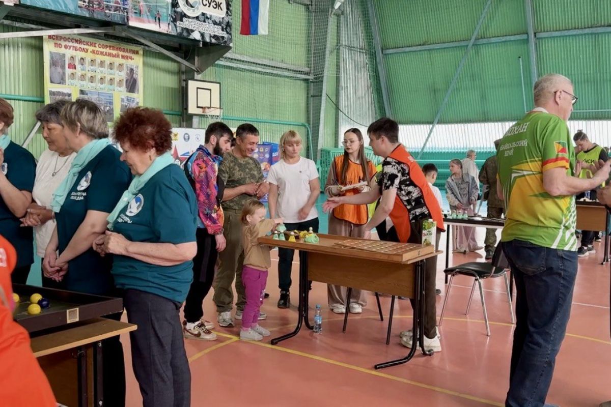 При поддержке «Единой России» в посёлке Забайкальского края прошёл турнир по адаптивным играм для ветеранов СВО и их семей