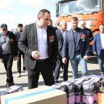 Андрей Дубровский передал военнослужащим дополнительную технику и оборудование