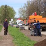 В рамках партпроекта «Городская среда» преображается центр села Большеустьикинское