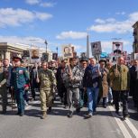 Петербургские депутаты прошли по Невскому проспекту с «Бессмертным полком»