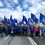 «Единая Россия» приняла участие в праздничном шествии трудовых коллективов, приуроченном к Дню Весны и Труда
