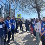 Молодая Гвардия Единой России, Волонтёры Победы и кадеты Центра "Воин" - вместе в строю юбилейного Парада Победы в Улан-Удэ