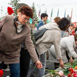 День Победы отметили в Октябрьском районе