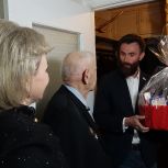 Партийцы поздравили с Днем Победы 102-летнего Василия Сучкова