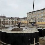 В Вельском округе продолжается строительство социальных объектов