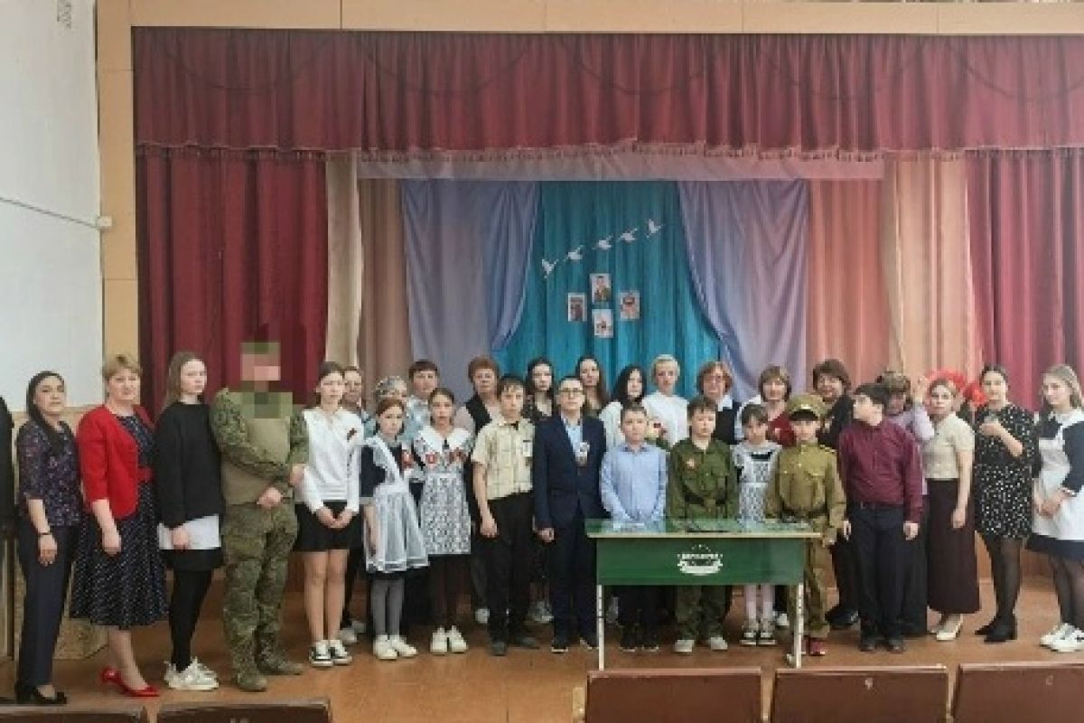 В Мечетлинском районе открыли Парту Героя